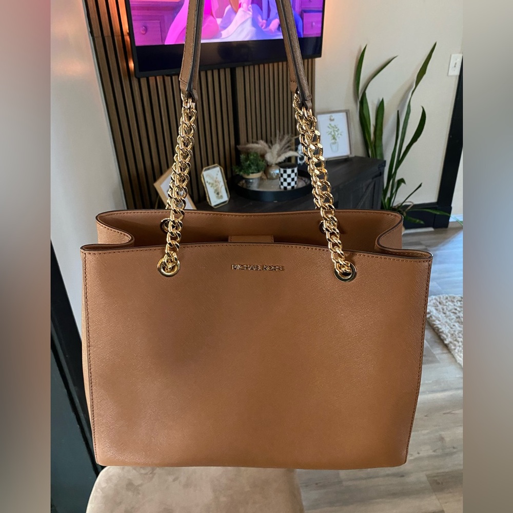 Michael Kors Susannah leather tote bag